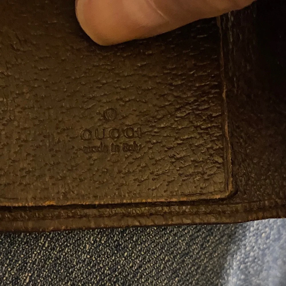 Gucci Beige and Brown GG Canvas Key & Card Holder - Picture 4 of 8